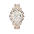 Rose Gold Iced Out Watch (1)