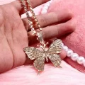 Iced Out Butterfly Chain