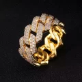 Iced Out Cuban Ring