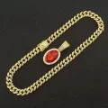 Iced Out Ruby Chain
