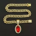 Iced Out Ruby Chain