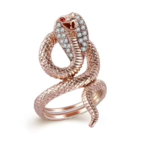 Iced Out Snake Ring