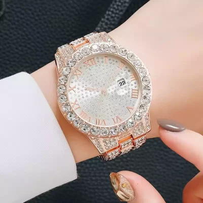 rose gold iced out