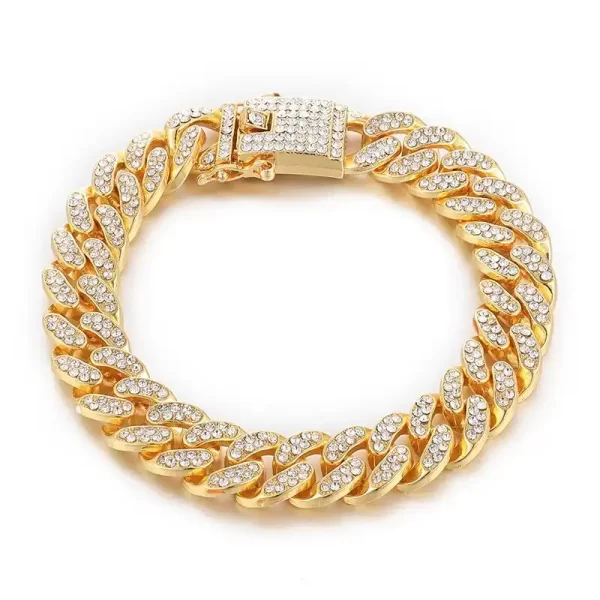 Iced Out Gold Bracelet