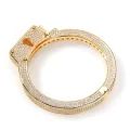 Iced Out Handcuff Bracelet