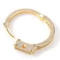 Iced Out Handcuff Bracelet
