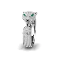Iced Out Tiger Ring