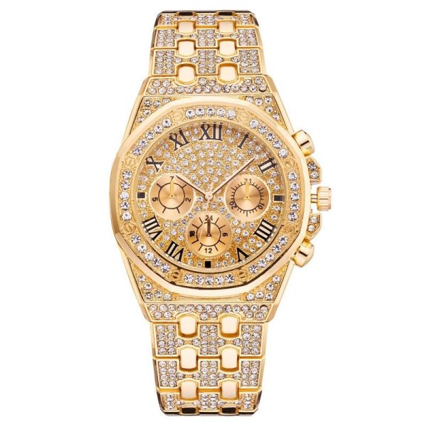 Iced Out Uhr Zirkonia